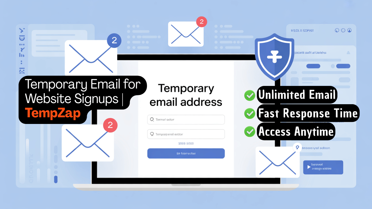 Temporary Email for Website Signups – Free Disposable Email to Avoid Spam