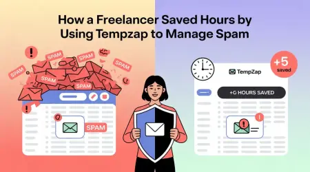 How a Freelancer Saved Hours by Using TempZap to Manage Spam